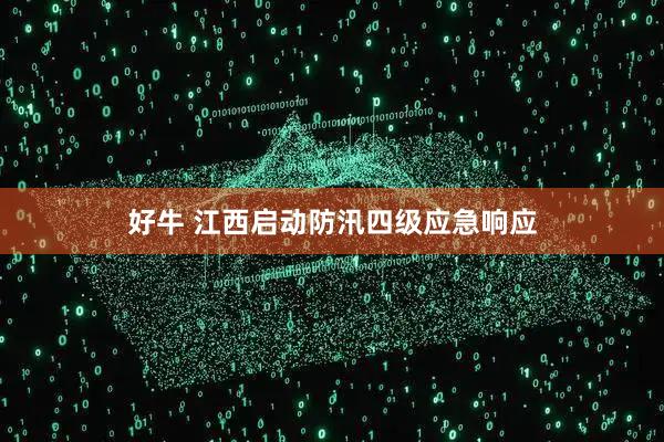 好牛 江西启动防汛四级应急响应